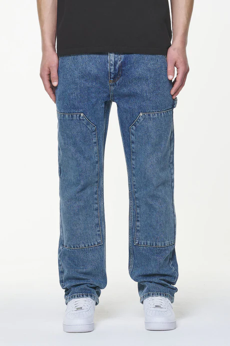 PEGADOR CASSIDO CARPENTER JEANS WASHED BLUE