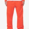 PEGADOR LOGO WIDE ORANGE SWEAT PANTS WASHED